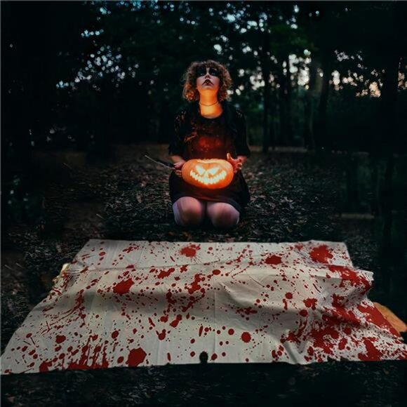 5FT Halloween Dead Victim Corpse Prop, Halloween Scary Outdoor Decorations - Picture 4 of 8